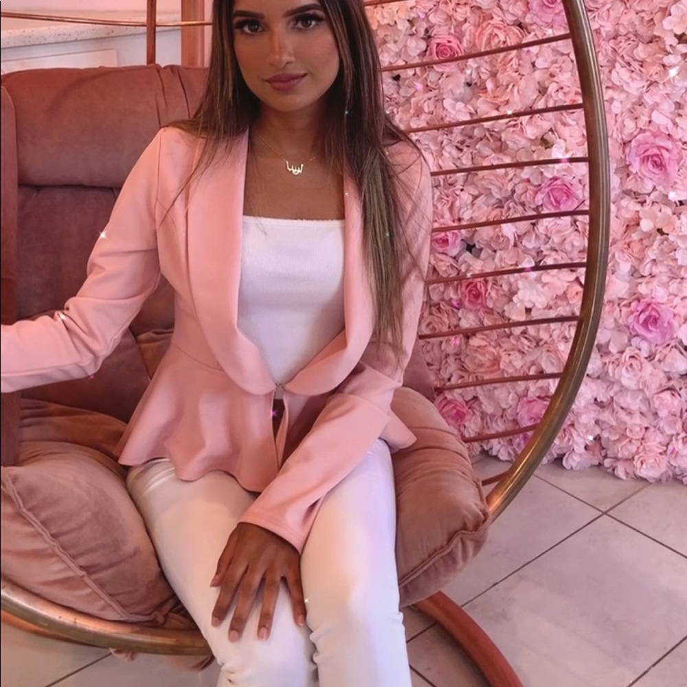 Pink blazer